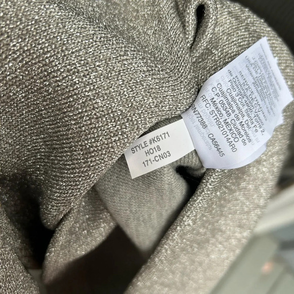 J Crew Madison Lurex Silver Metallic Jumpsuit, BNWT, size XXL - Picture 11 of 11